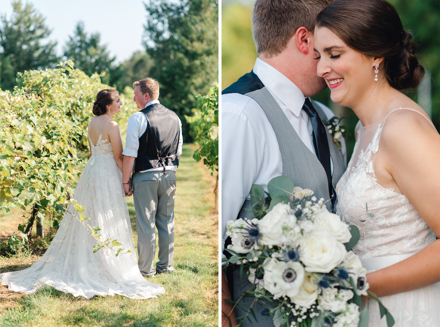 Taylor's Falls Summer Vineyard Wedding | Ben &amp; Niki 