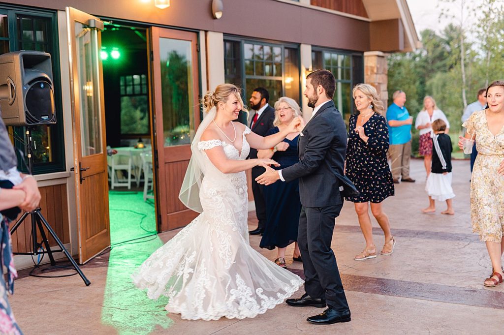 Rondele Ranch Wedding Dancing Outdoors