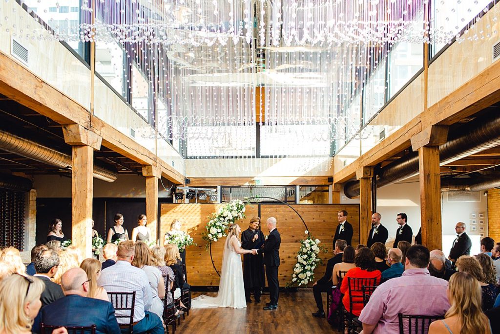 Minneapolis Event Center wedding ceremony