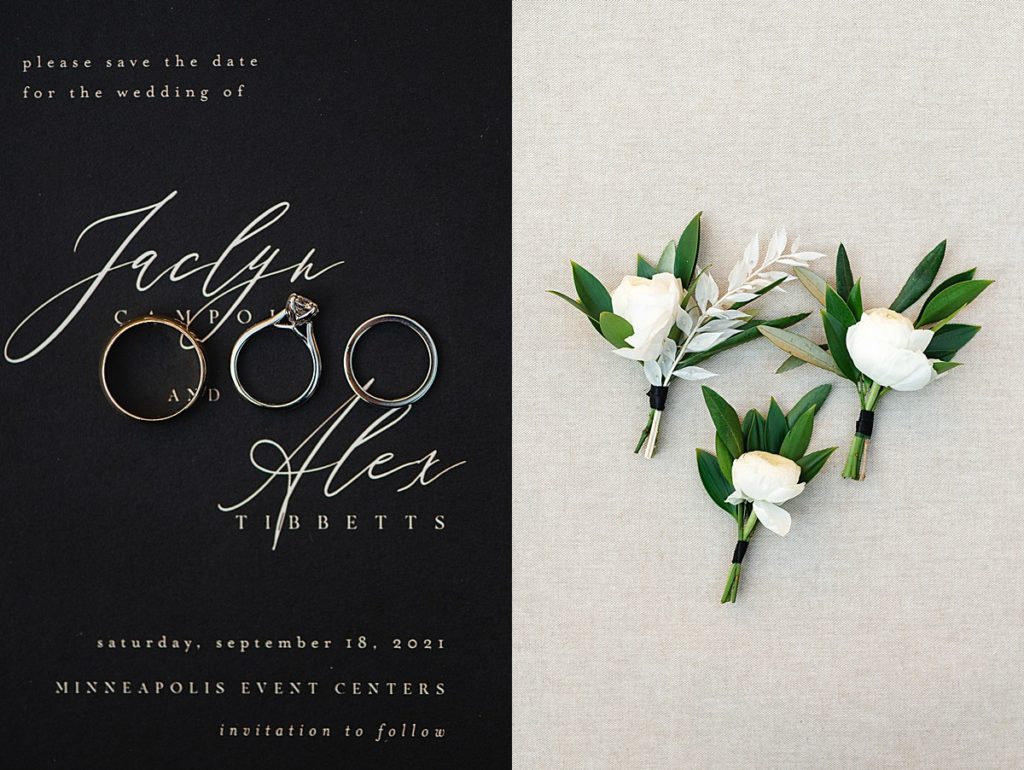Minneapolis Event Center wedding invitations